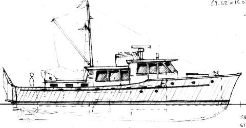 Tad Roberts' 61 foot elegant motoryacht