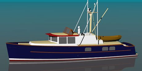 blue-hulled Passagemaker Lite 48