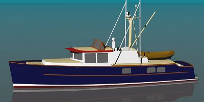 blue-hulled Passagemaker Lite 48