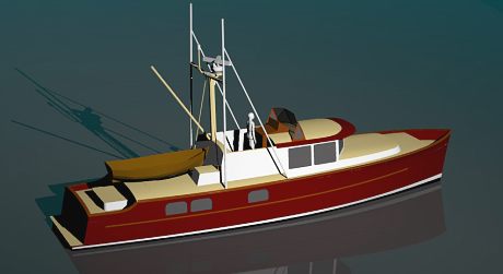 red-hulled Passagemaker Lite 48