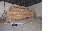 Passagemaker Lite Ataraxia cedar-strip planking going on